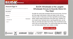 Desktop Screenshot of budkwholesale.com