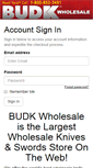 Mobile Screenshot of budkwholesale.com