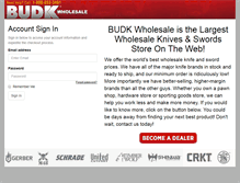 Tablet Screenshot of budkwholesale.com
